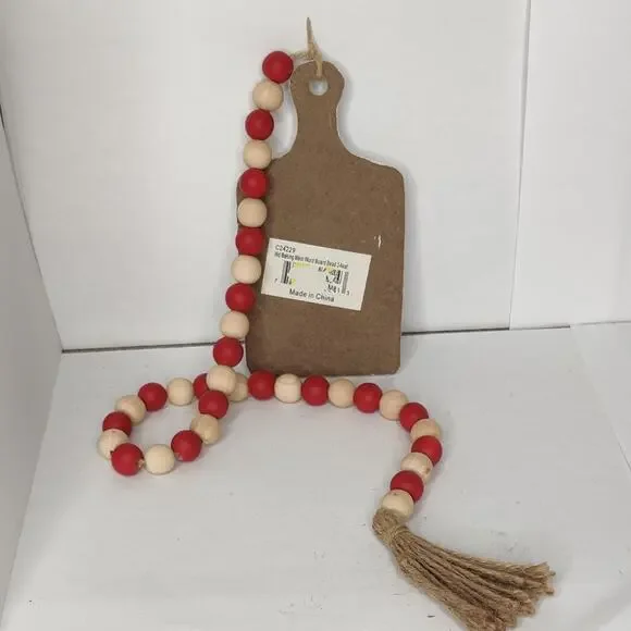 Gingerbread Tiered Tray Beads Garland Swag DecorBaking Sweet Memories Christmas - Picture 7 of 10